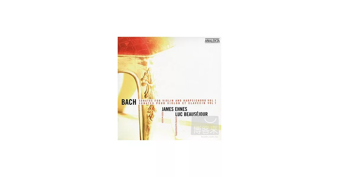 James Ehnes & Luc Beausejour / J.S. Bach: Complete Sonatas for Violin & Harpsichord (2CD)