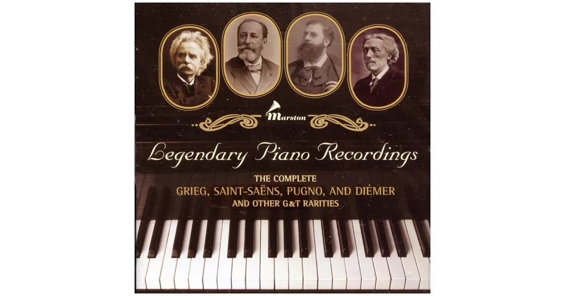 Legendary piano recordings by Grieg,Saint-Saens,Debussy and Massenet / Grieg, Saint-Saens (2CD)