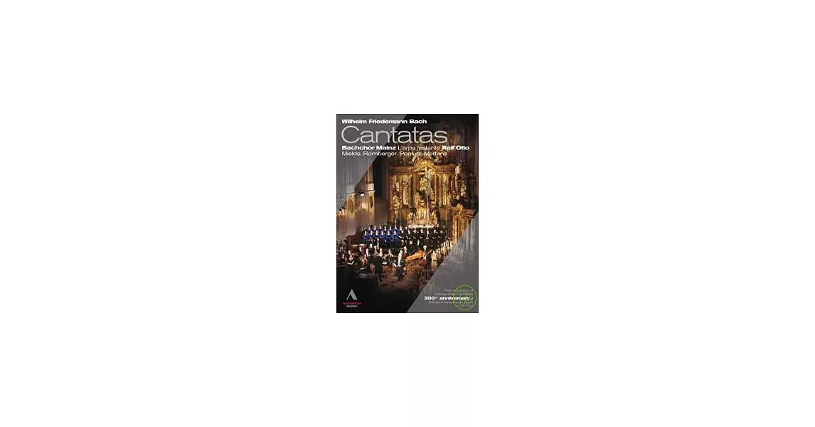 威廉．符里德曼．巴哈：教堂清唱劇/ 拉夫．奧圖（指揮）美茵茲巴哈合唱團與華美豎琴古樂團 DVD