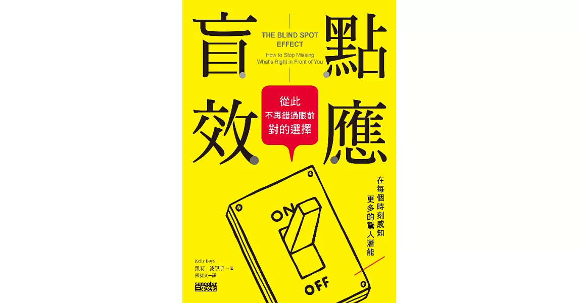 盲點效應：從此不再錯過眼前對的選擇 (電子書) | 拾書所