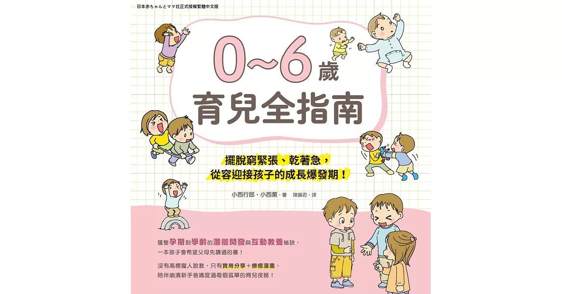 0~6歲育兒指南：擺脫窮緊張、乾著急，從容迎接孩子的成長爆發期 (電子書) | 拾書所