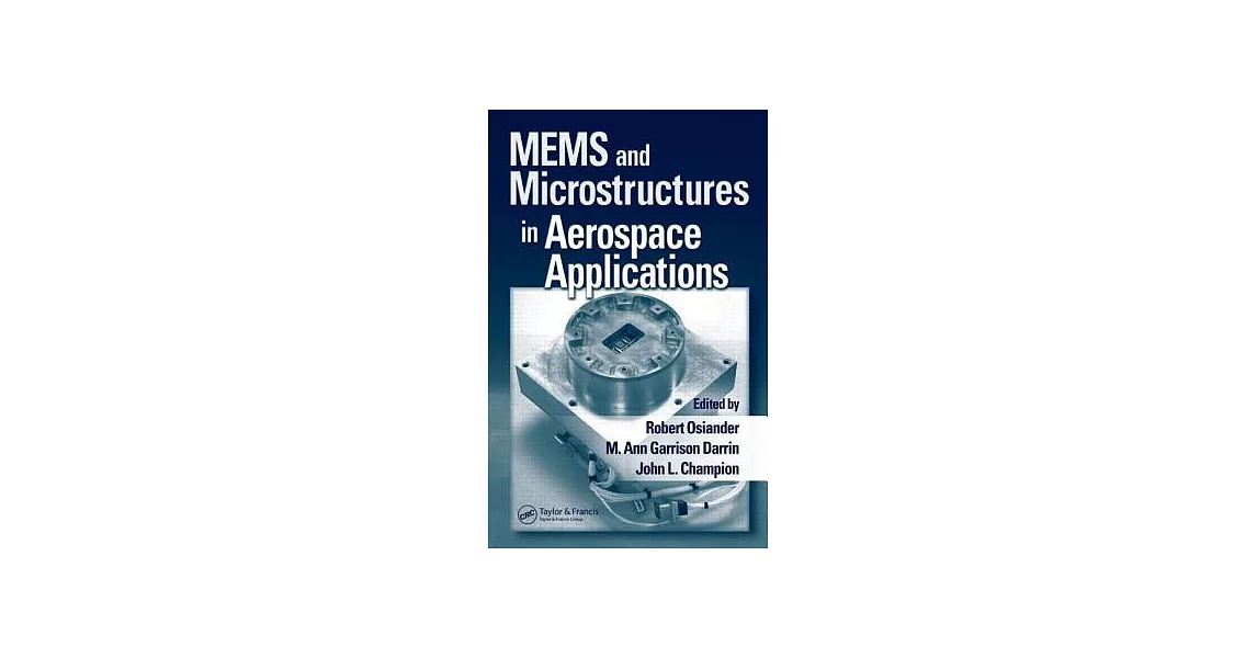博客來-Mems And Microstructures in Aerospace Applications