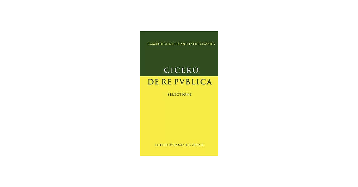 博客來-Cicero De re Publica