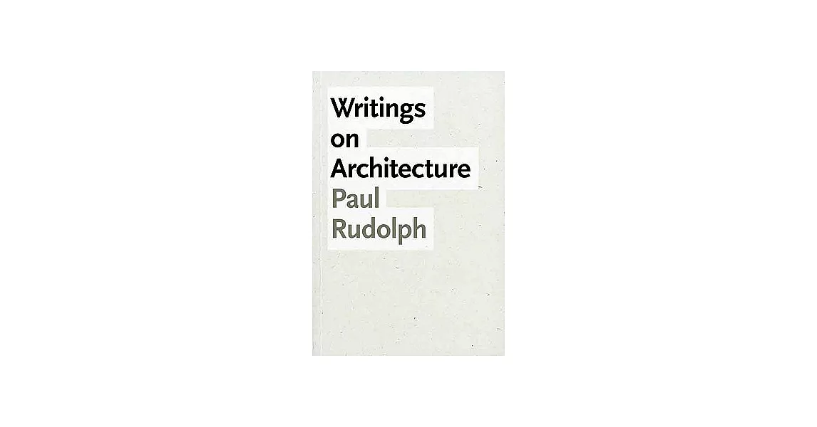 Writings on Architecture | 拾書所