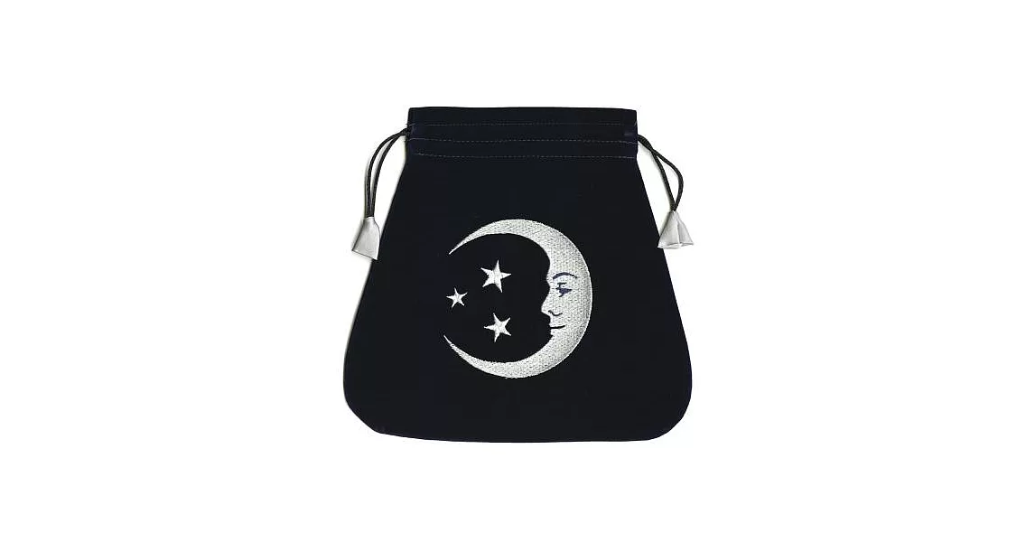 Smiling Moon Embroidered Tarot Bag | 拾書所