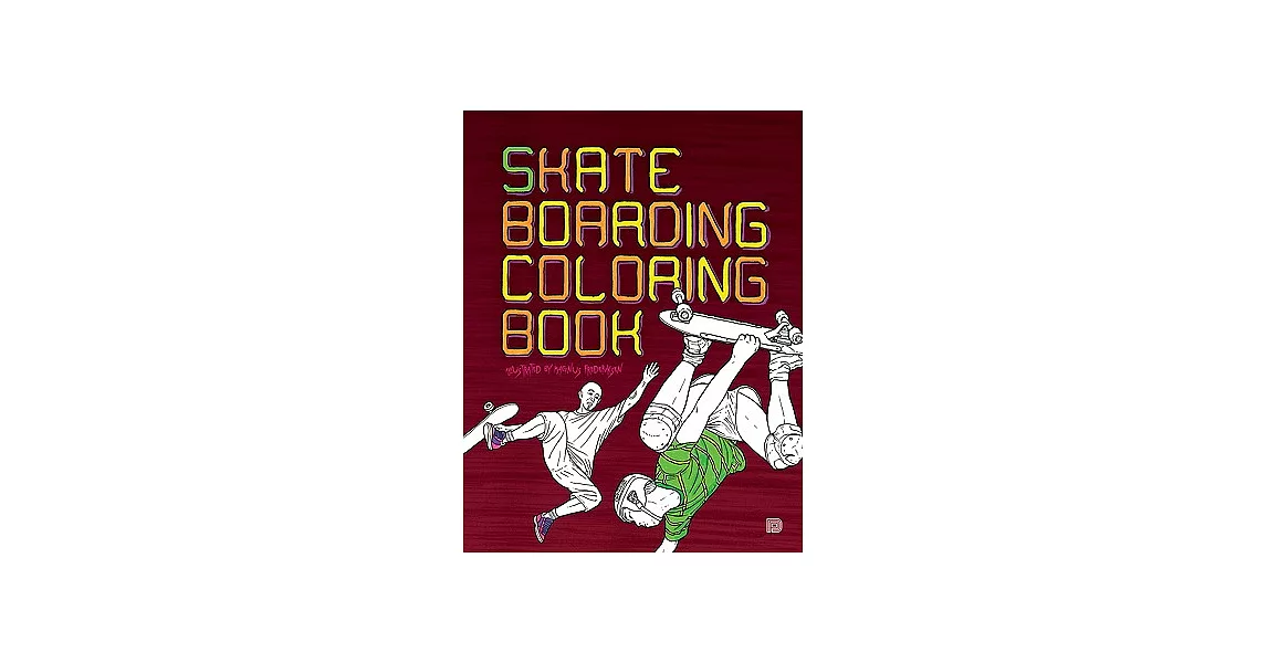 Skateboarding Coloring Book | 拾書所