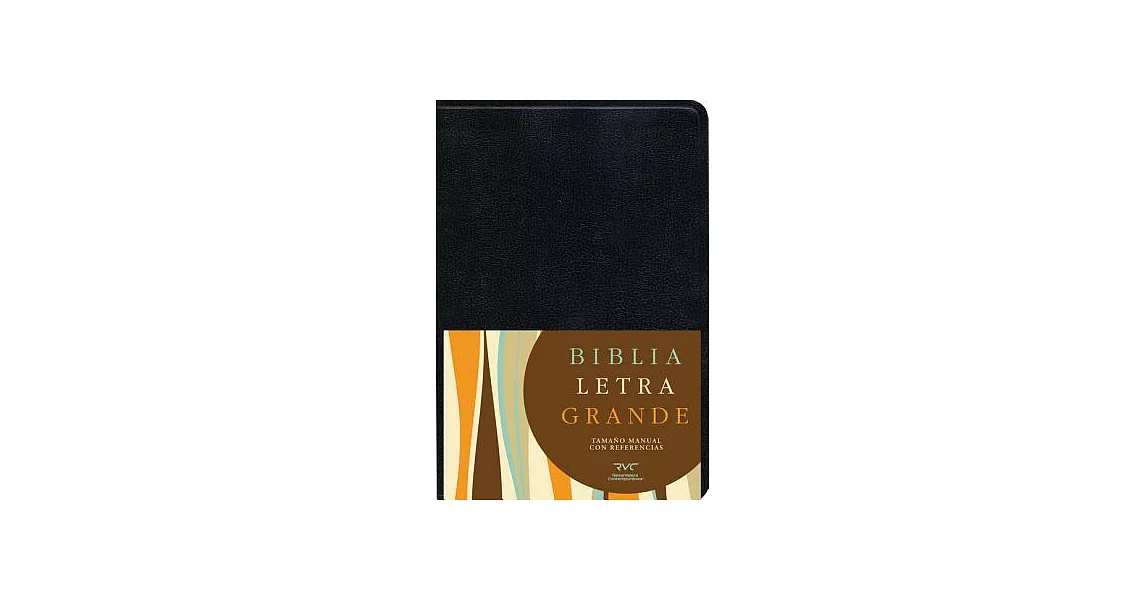 Biblia letra grande / Holy Bible: Reina Valera Contemporanea, Imitacion piel, negro, tamano manual con referencias / Black Imita | 拾書所