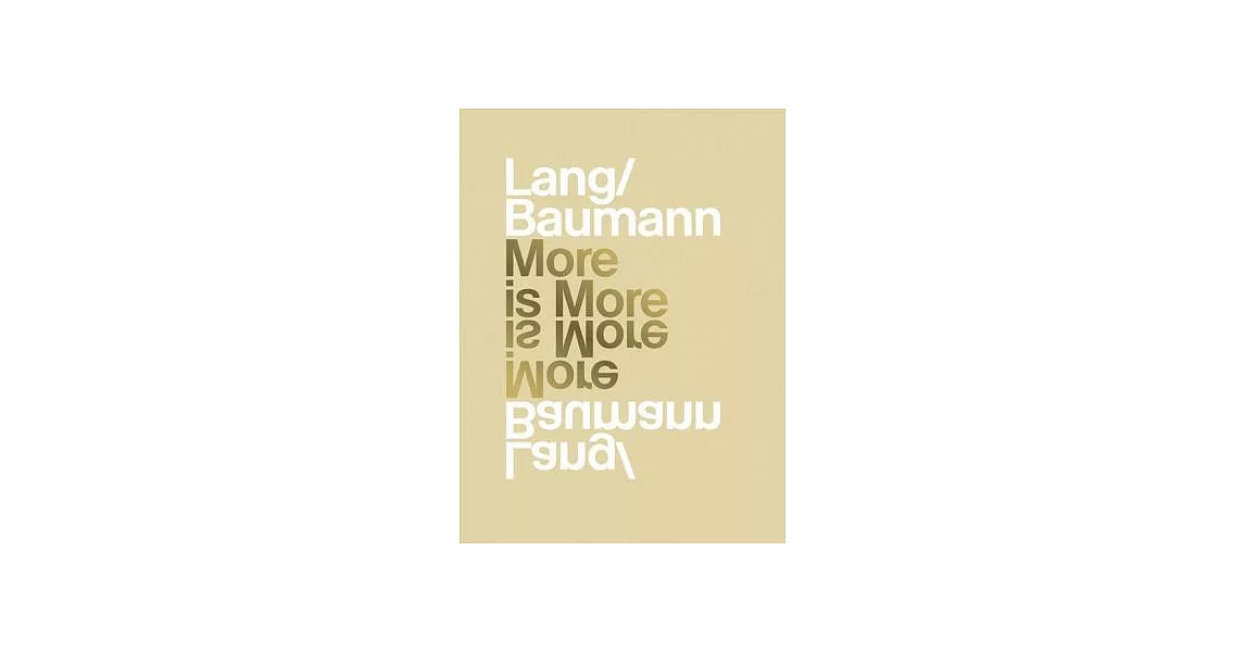 Lang/Baumann: More Is More | 拾書所