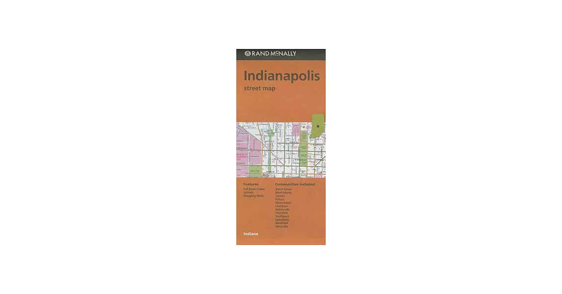 Rand McNally Indianapolis Street Map | 拾書所