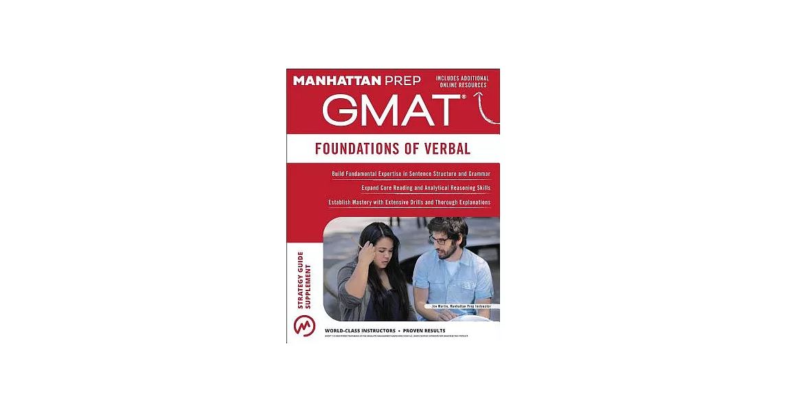 Manhattan Prep Gmat Foundations of Verbal: Gmat Strategy Guide Supplement | 拾書所