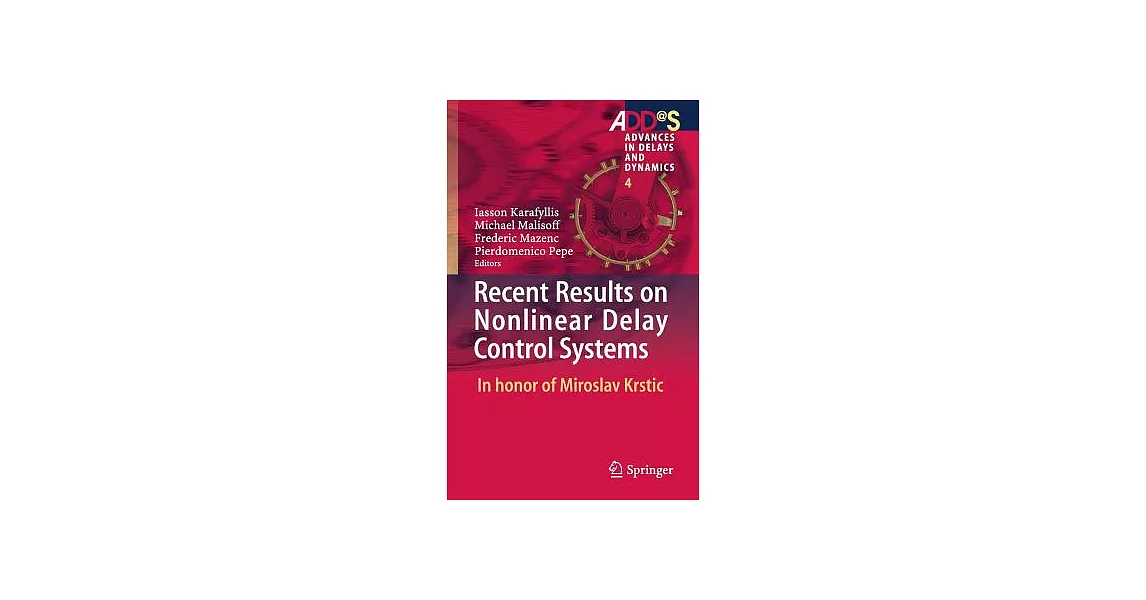 博客來 Recent Results On Nonlinear Delay Control Systems In - 