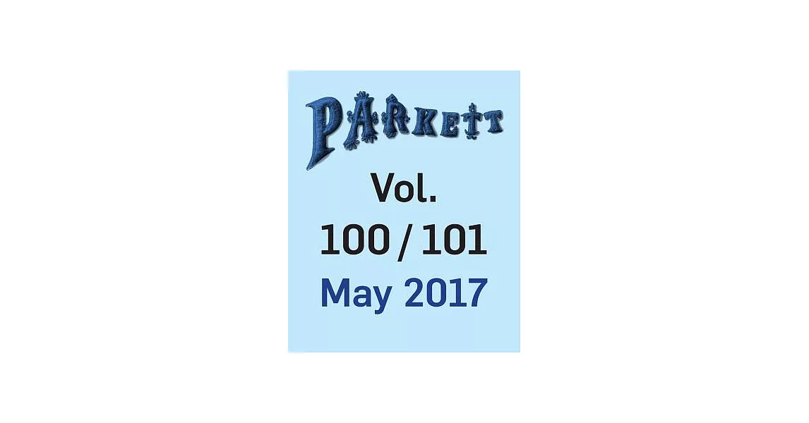 Parkett Vol. 100/101 | 拾書所