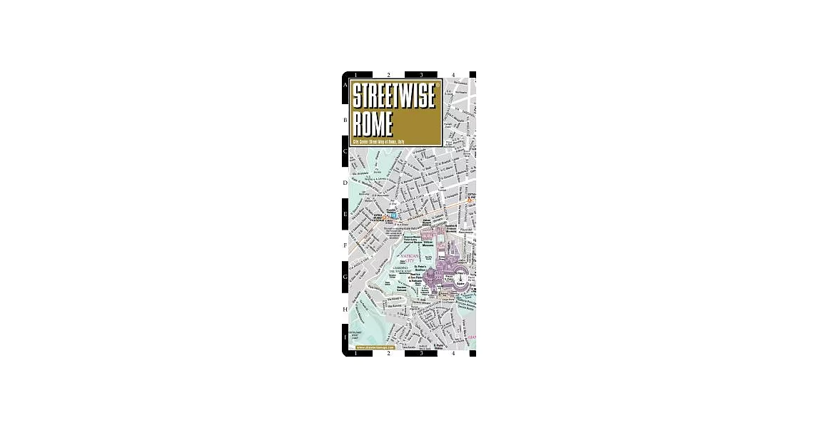 Streetwise Rome Map - Laminated City Center Street Map of Rome, Italy | 拾書所