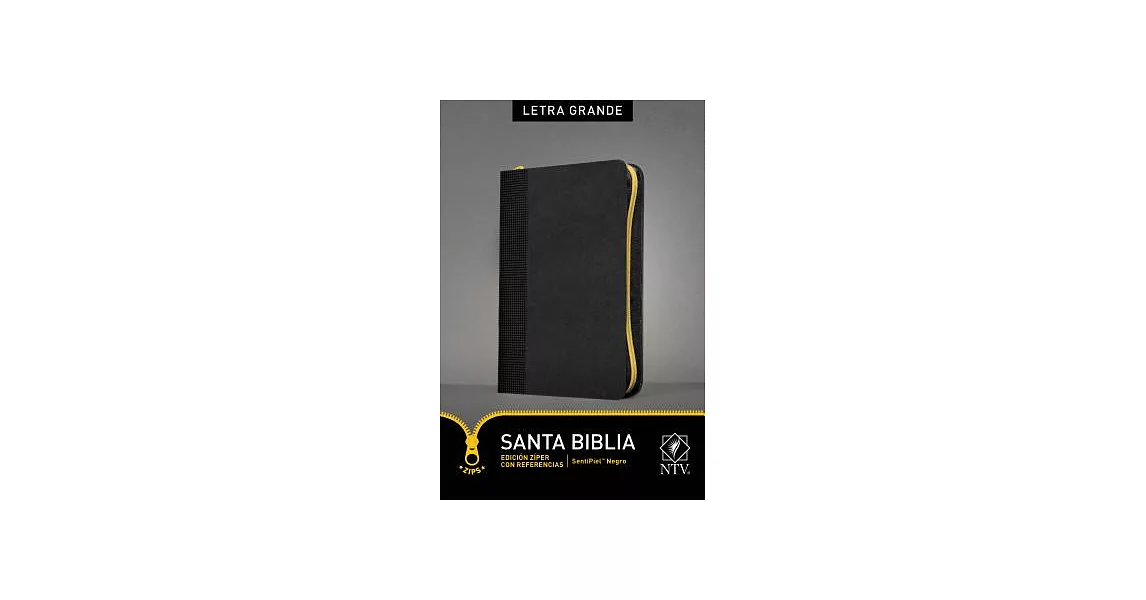 Santa Biblia / Holy Bible: Nueva Traduccion Viviente, Negro, SentiPiel, Edición Zíper Con Referencias | 拾書所