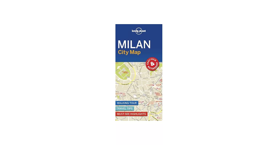 Lonely Planet Milan City Map | 拾書所