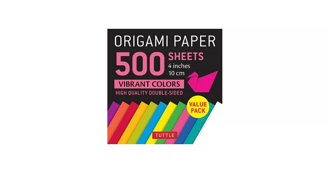 Origami Paper 500 Sheets Vibrant Colors 4 Inch: Tuttle Origami Paper: High-quality Double-sided Origami Sheets Printed With 12 D | 拾書所