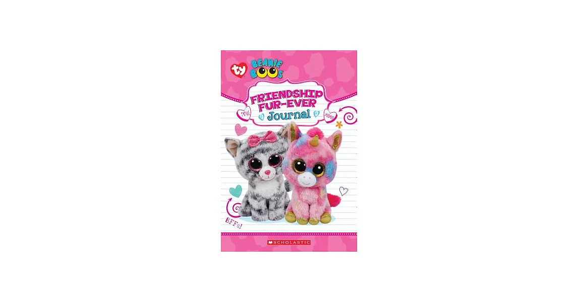 Friendship Fur-Ever Beanie Boos Guided Journal With Fuzzy Cover | 拾書所