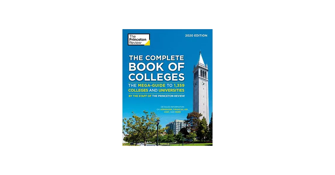 The Complete Book of Colleges 2020: The Mega-guide to 1,359 Colleges and Universities | 拾書所