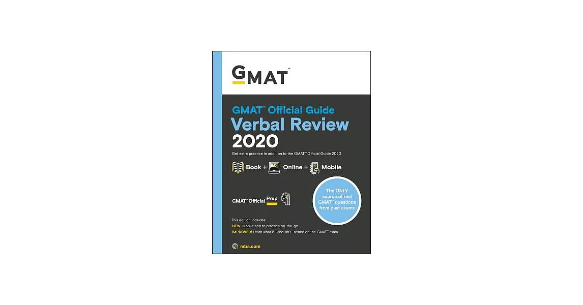 GMAT Official Guide Verbal Review 2020 | 拾書所