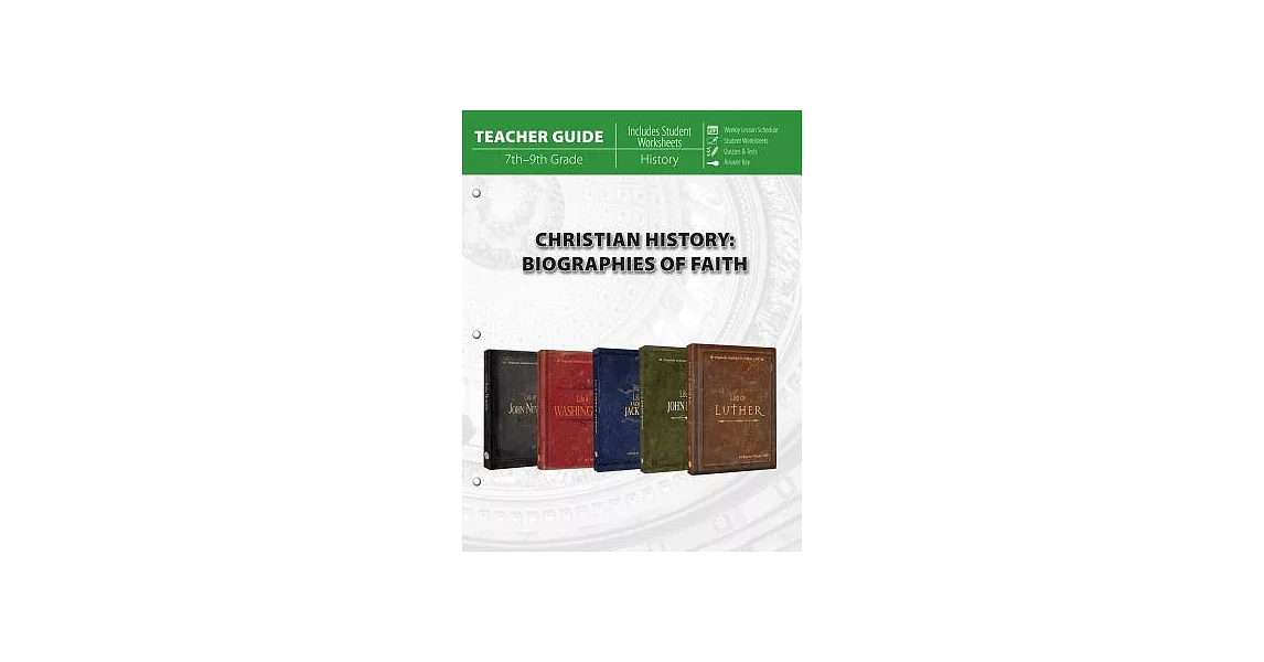 Christian History: Biographies of Faith, 7th-9th Grade | 拾書所