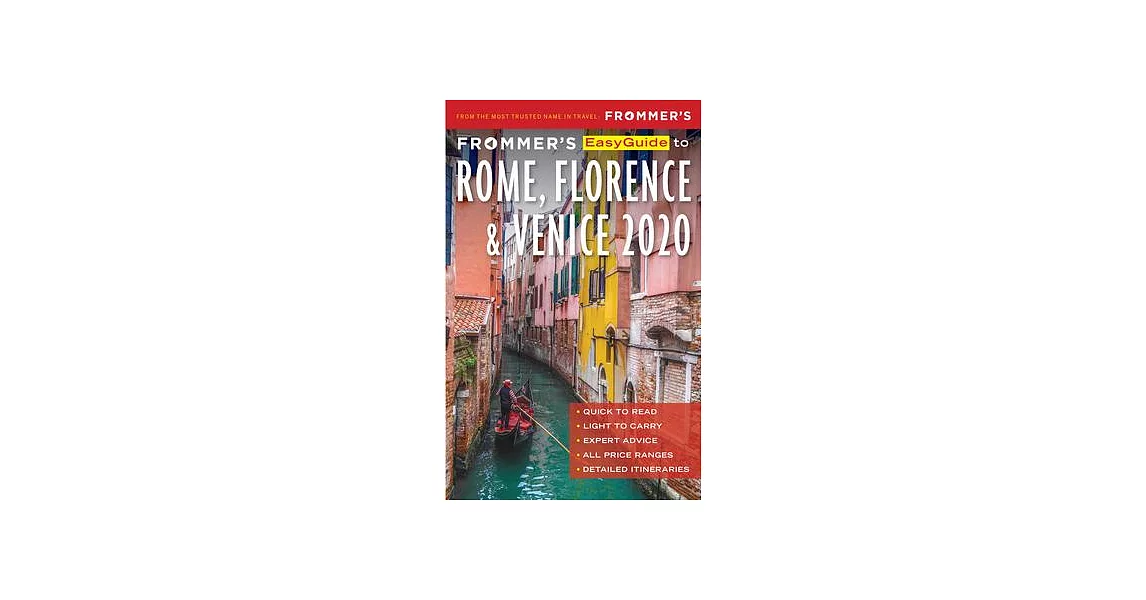 Frommer’s Easyguide to Rome, Florence and Venice 2020 | 拾書所