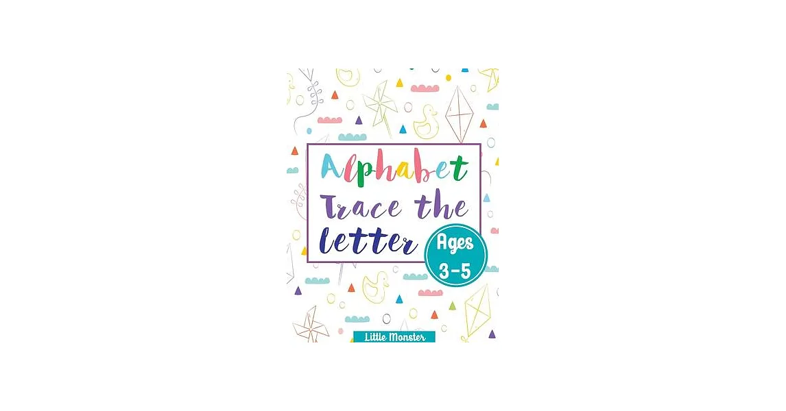 博客來-Alphabet Trace the Letters: Preschool Practice Handwriting Workbook ...