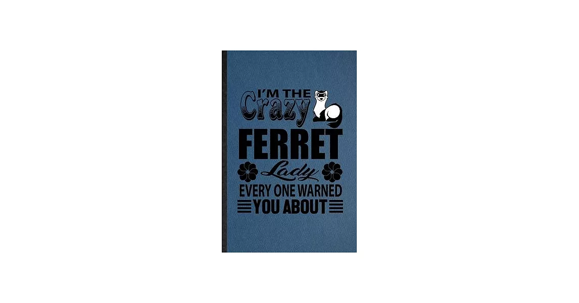 Sottobicchiere Divertente Crazy Ferret Lady In MDF 9x9 Cm