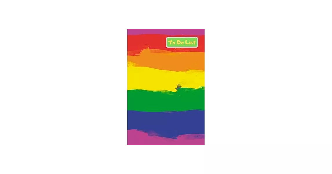 To do list: 100 page to do list with tick box to check when task has been completed. Handy 6x9 size. Rainbow design | 拾書所