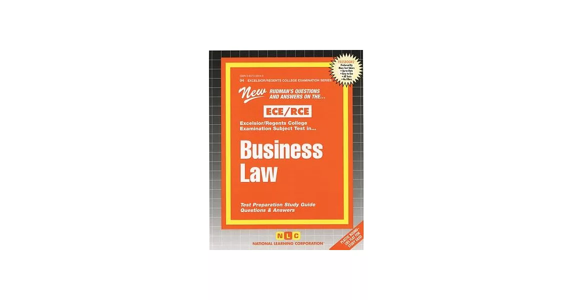 Business Law: Passbooks Study Guide | 拾書所