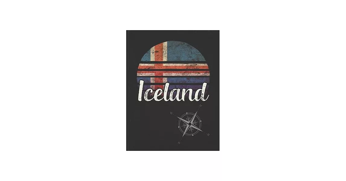 Iceland: Icelander Vintage Flag Personalized Retro Gift Idea for Coworker Friend or Boss Undated Planner Daily Weekly Monthly C | 拾書所