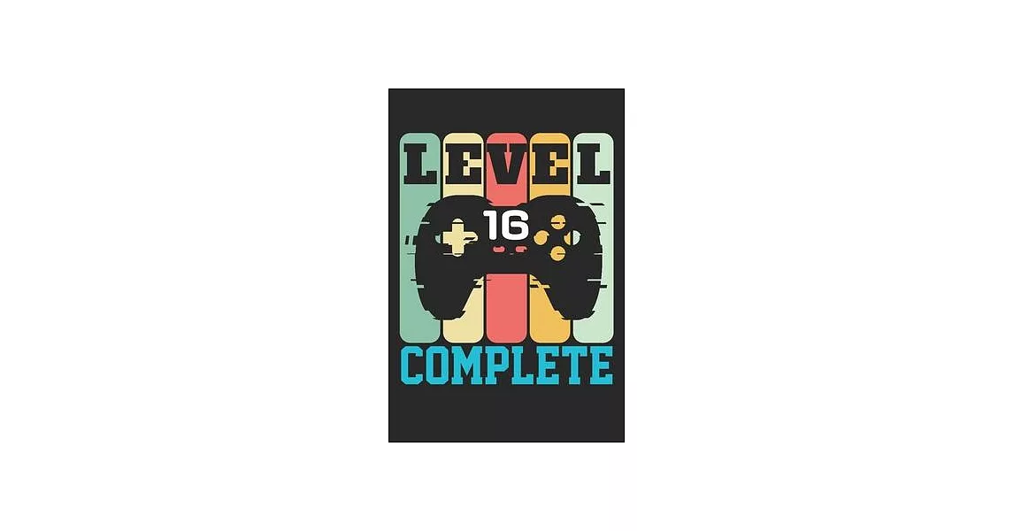 博客來-Level 16 complete: funny retro vintage 16th Gamer Birthday Gift ...