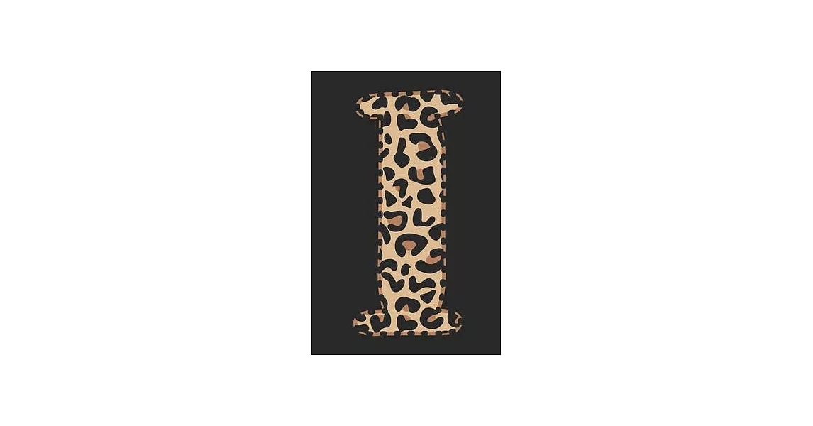 I: small lined leopard print notebook; monogrammed gifts for her | 拾書所