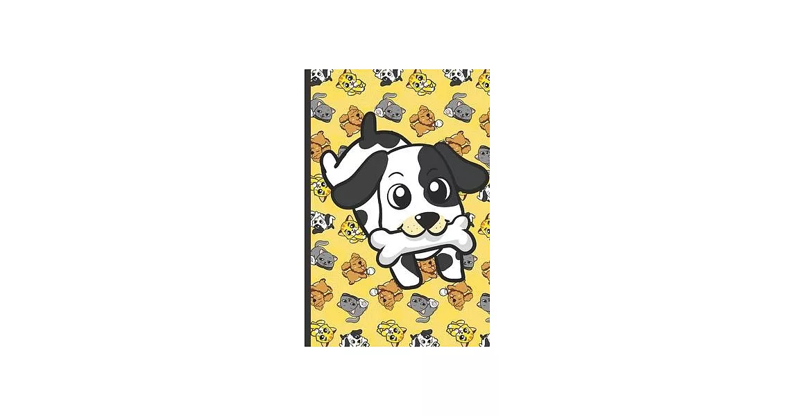 RV Travel and Camping Log Journal and Companion Guide: Black and White Dog with Bone and Rotating Images of Cats Kittens Dogs and Puppies on Yellow Ba | 拾書所