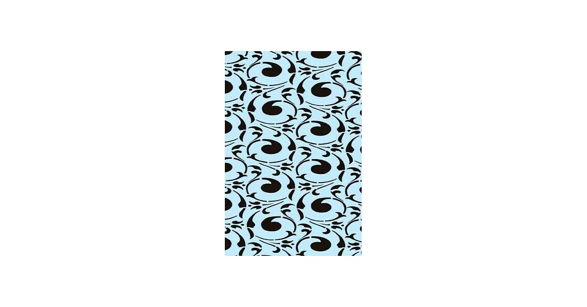 2020 Daily Planner Damask Pattern Design Black Blue Swirls 388 Pages: 2020 Planners Calendars Organizers Datebooks Appointment Books Agendas | 拾書所