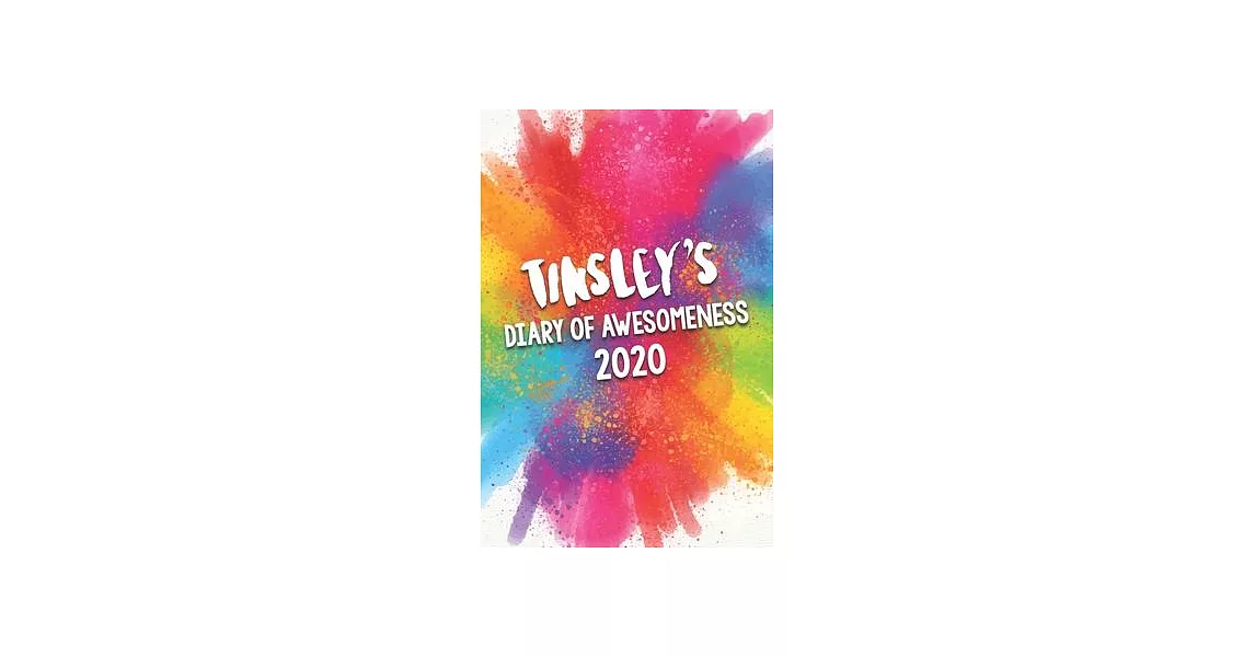 博客來 Tinsleys Diary Of Awesomeness 2020 Unique Personalised Full Year Dated Diary T For A 3410