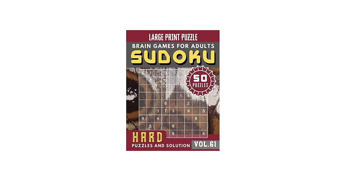 Hard Sudoku Puzzles and Solution: suduko puzzle books for adults hard - Sudoku hard Puzzles and Solution - Sudoku Puzzle Books for Adults & Seniors - | 拾書所