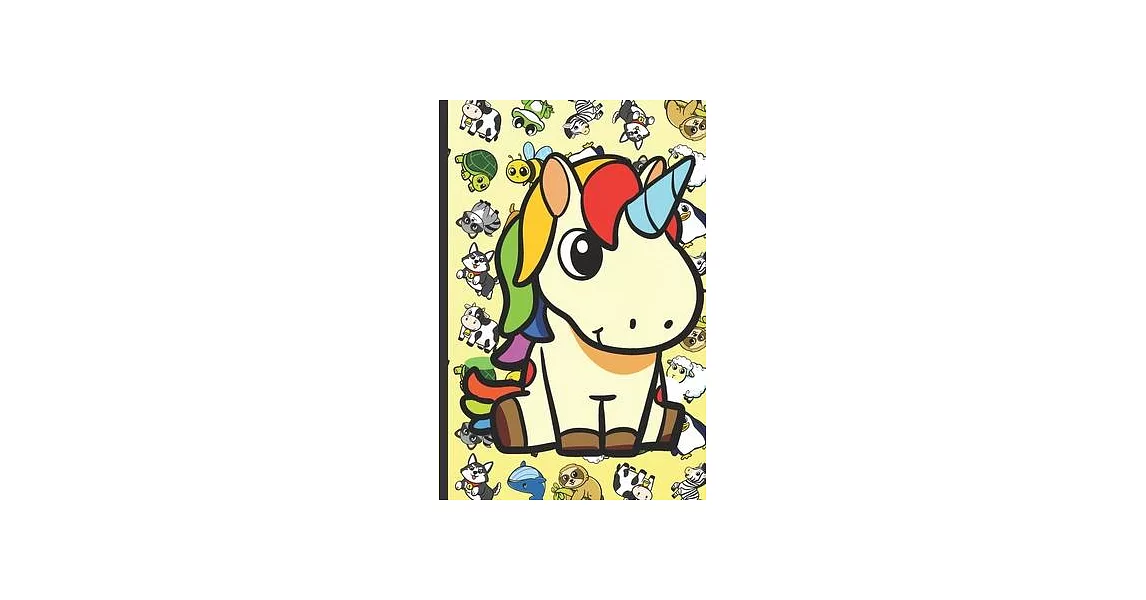 RV Travel and Camping Log Journal and Companion Guide: Cute Unicorn Cartoon on Cover with Zebras Whales Dogs Frogs Cows Sloths Penguins Raccoons Sheep | 拾書所