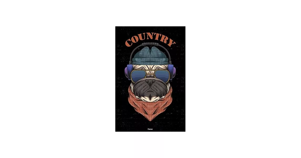 Country Planner: Country Dog Music Calendar 2020 - 6 x 9 inch 120 pages gift | 拾書所