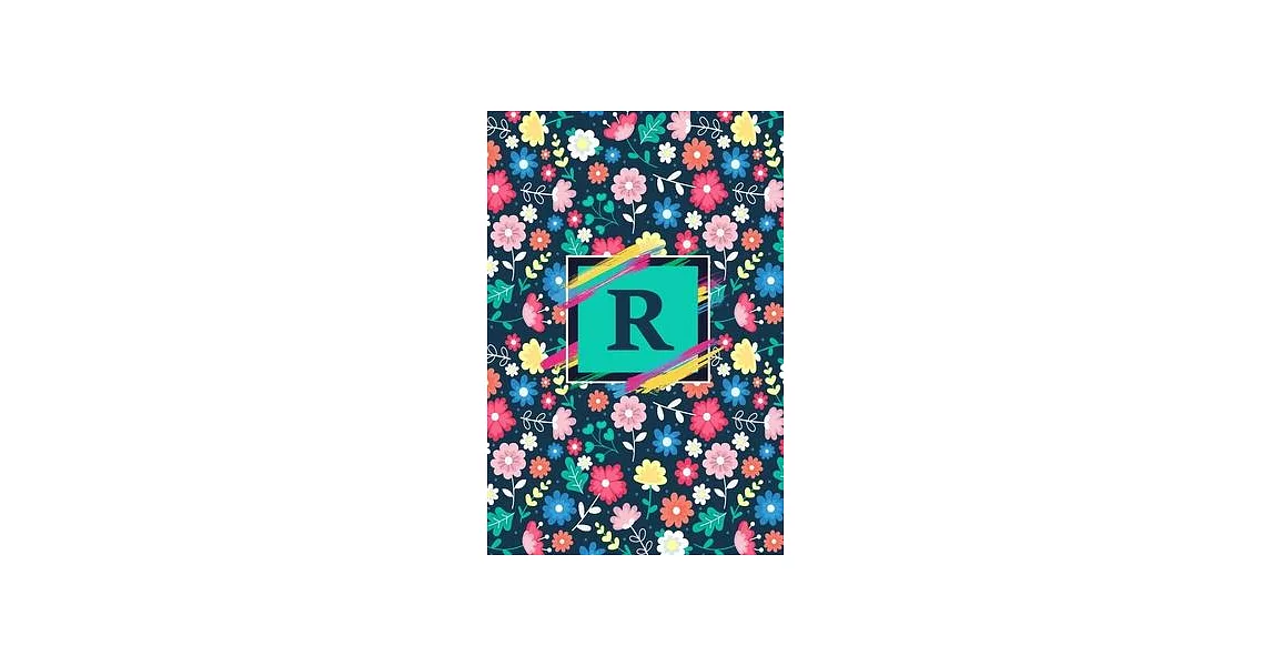 R: Cute Initial Monogram Letter R Notebook. Pretty Personalized Journal & Diary for Writing & Note Taking for Girls and W | 拾書所