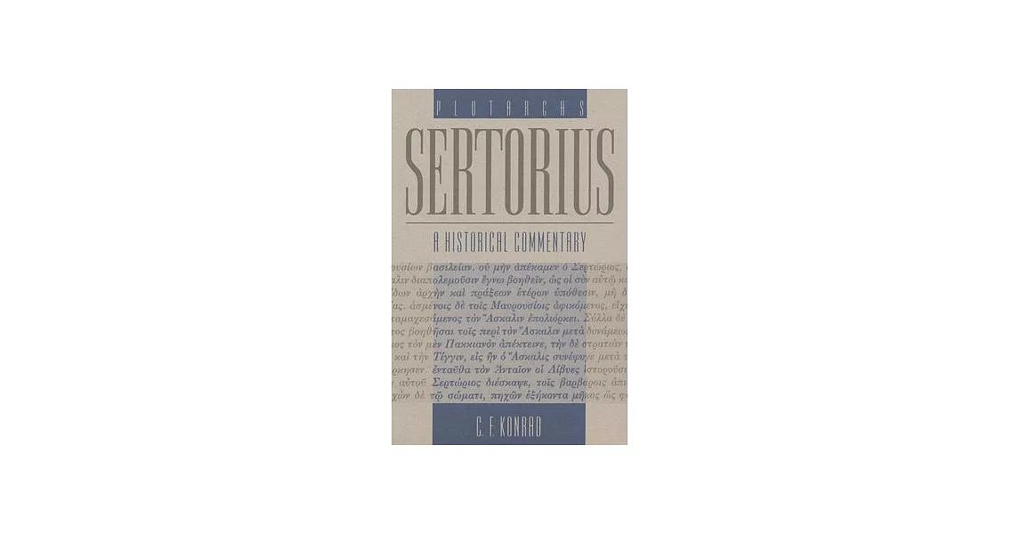 Plutarch’’s Sertorius | 拾書所