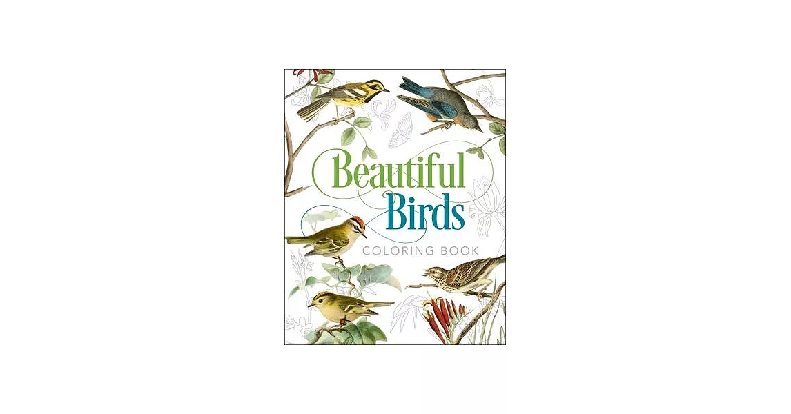 Beautiful Birds Coloring Book | 拾書所