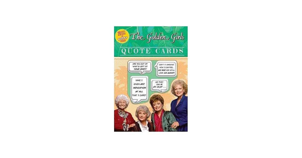 Golden Girls Quote Cards | 拾書所