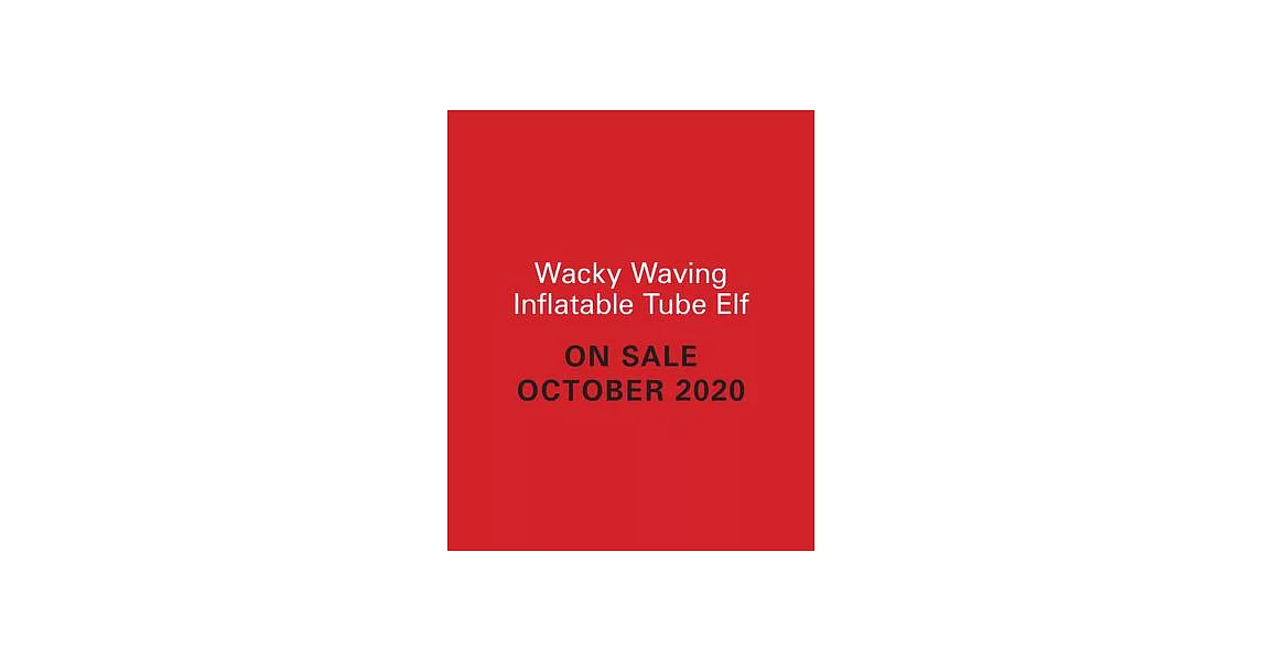Wacky Waving Inflatable Tube Elf | 拾書所