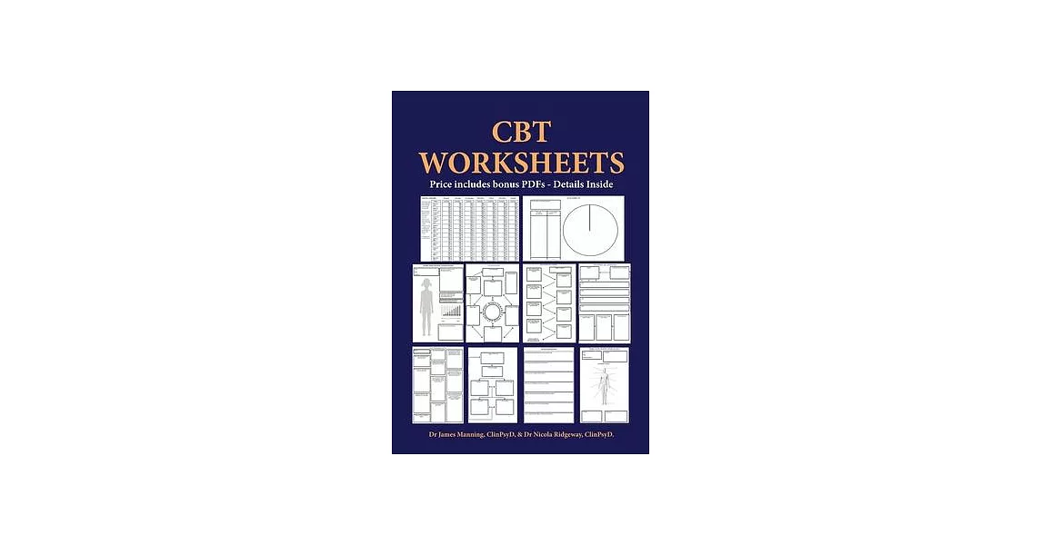 CBT Worksheets: CBT worksheets for CBT therapists in training - Formulation worksheets, generic CBT cycle worksheets, thought records, | 拾書所