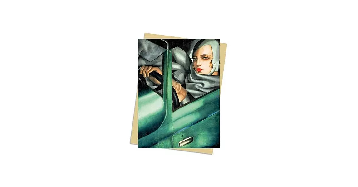 Tamara de Lempicka: Tamara in the Green Bugatti, 1929 Greeting Card: Pack of 6 | 拾書所