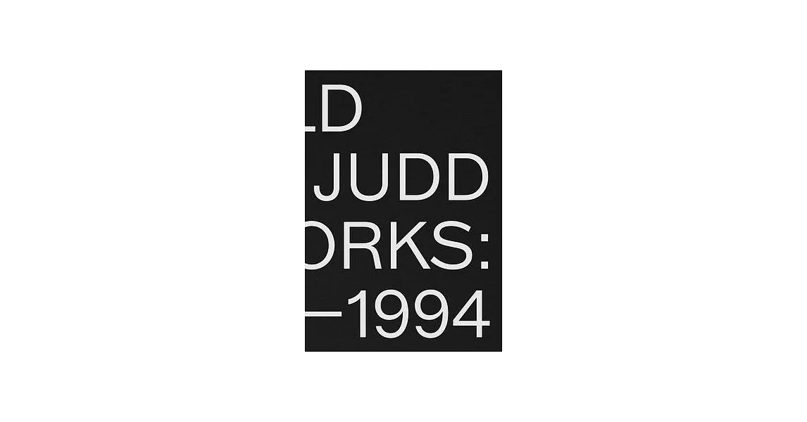 Donald Judd | 拾書所