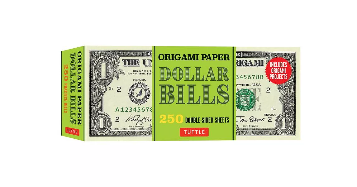 Origami Paper: Dollar Bills: High-Quality Origami Paper; 250 Double-Sided Sheets (Instructions for 4 Models Included) | 拾書所