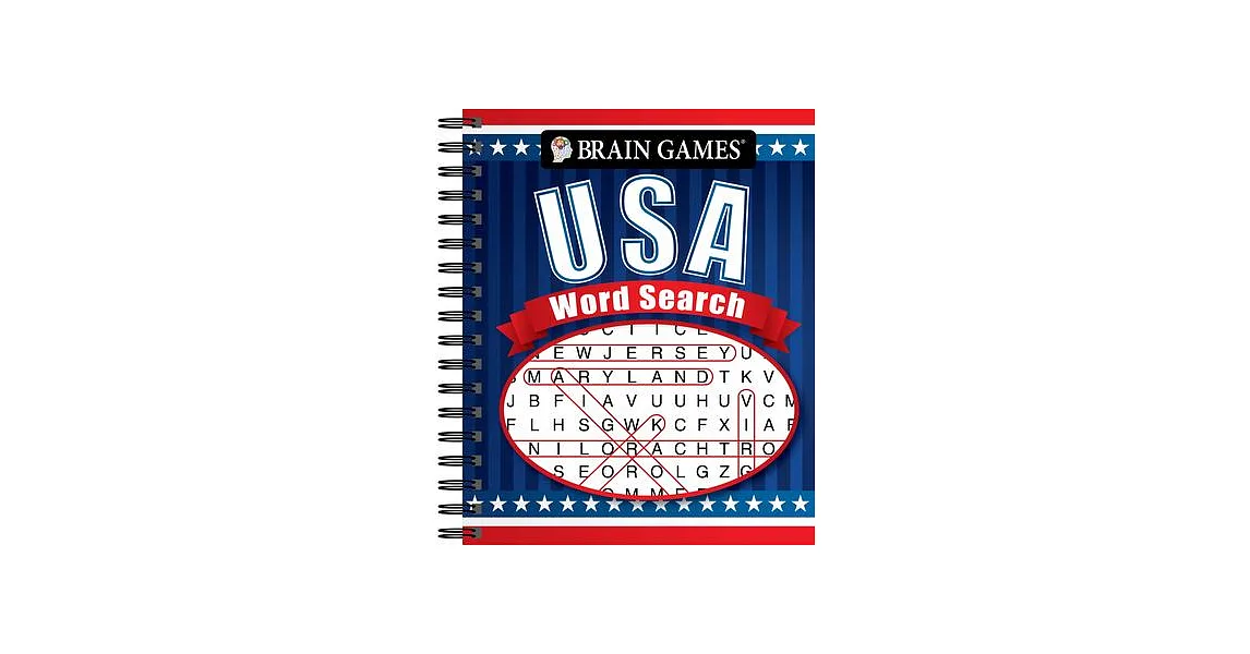 博客來-Brain Games - USA Word Search (#4): Volume 4