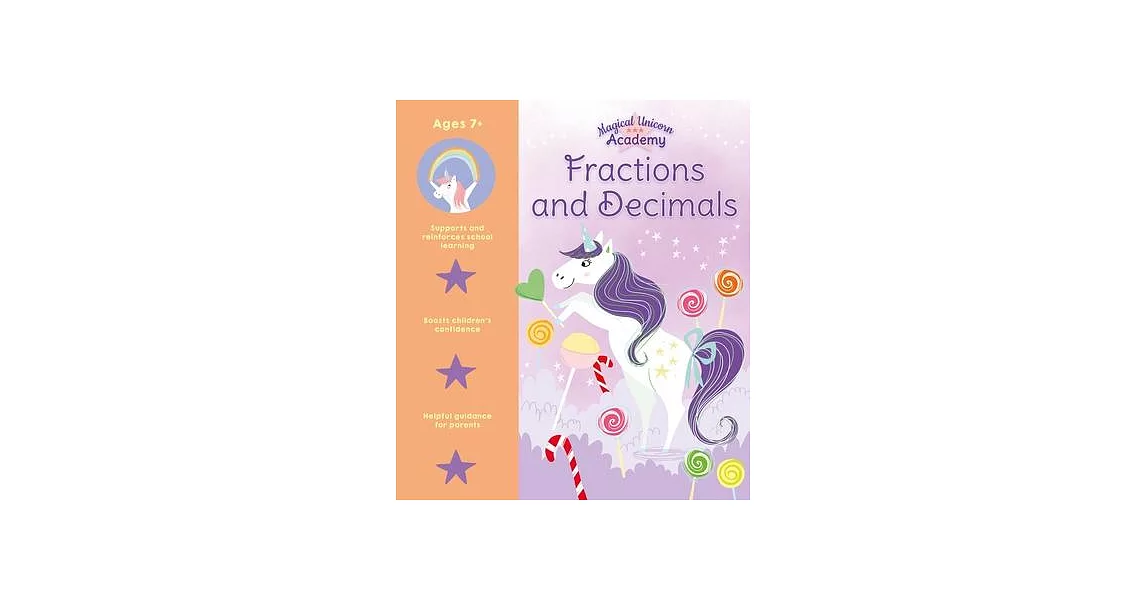 Magical Unicorn Academy: Fractions and Decimals Activity Book | 拾書所