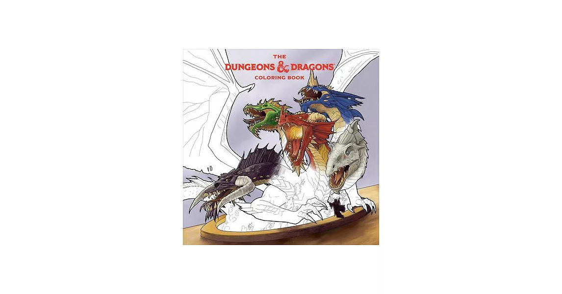 The Dungeons & Dragons Coloring Book: 80 Adventurous Line Drawings | 拾書所